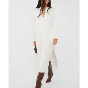 SAINT ART Ivory Isabel Long Sleeve Dress